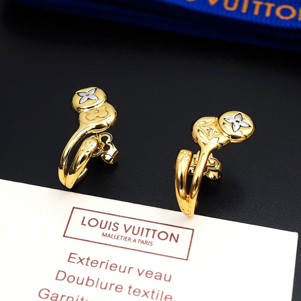 18k Louis Vuitton Symphony Earrings