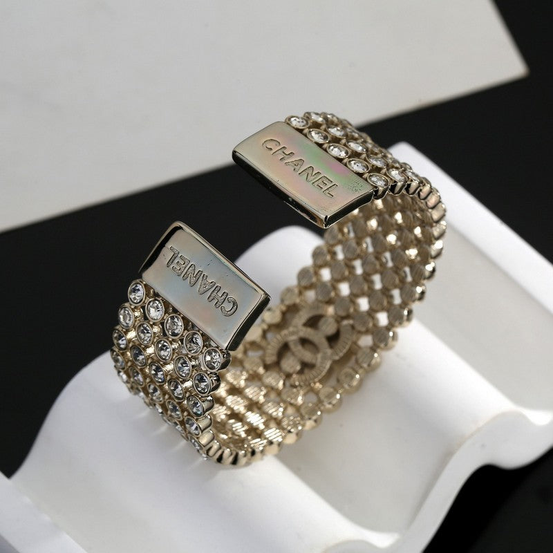 18K  Chanel Diamond Cuff Bracelet