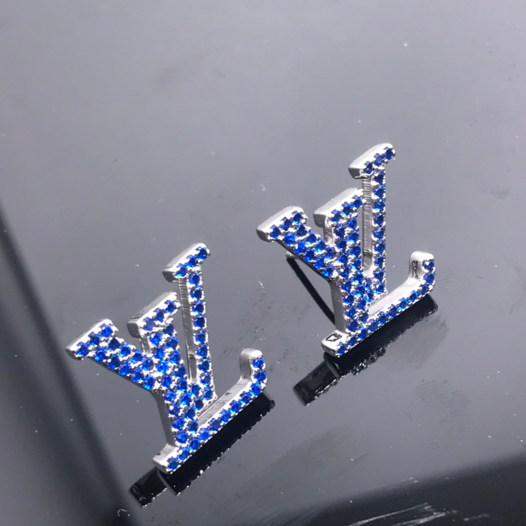 18K Louis Vuitton Iconic Aquamarine Earrings