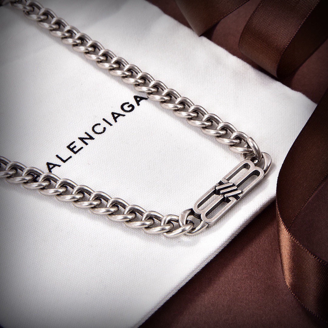 18K Balenciaga Icon Chain Necklace