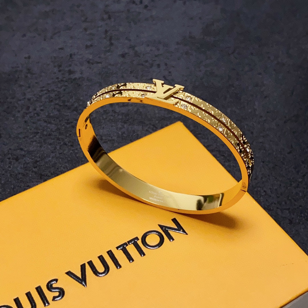18K Louis Vuitton Double Bracelet