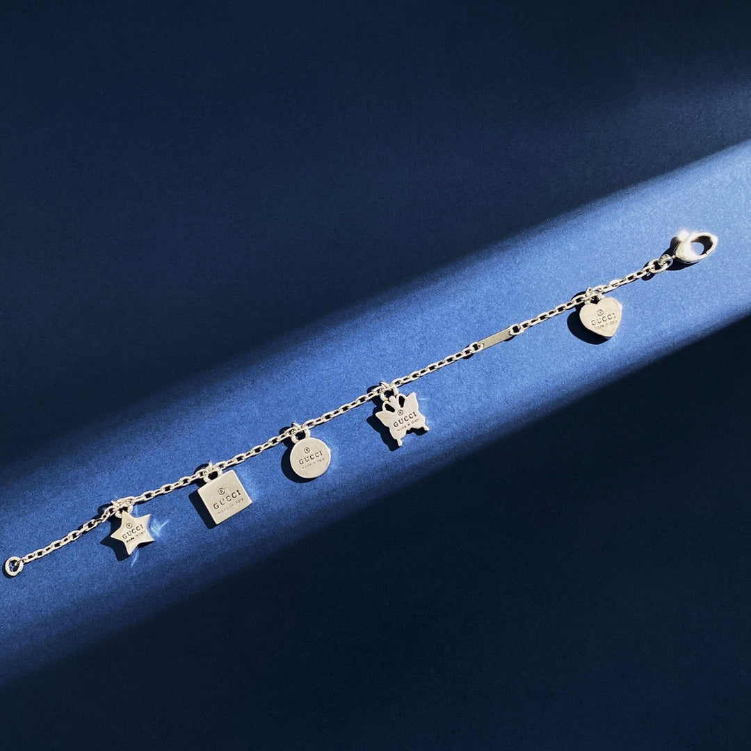 18K Double Gucci Letter Bracelet