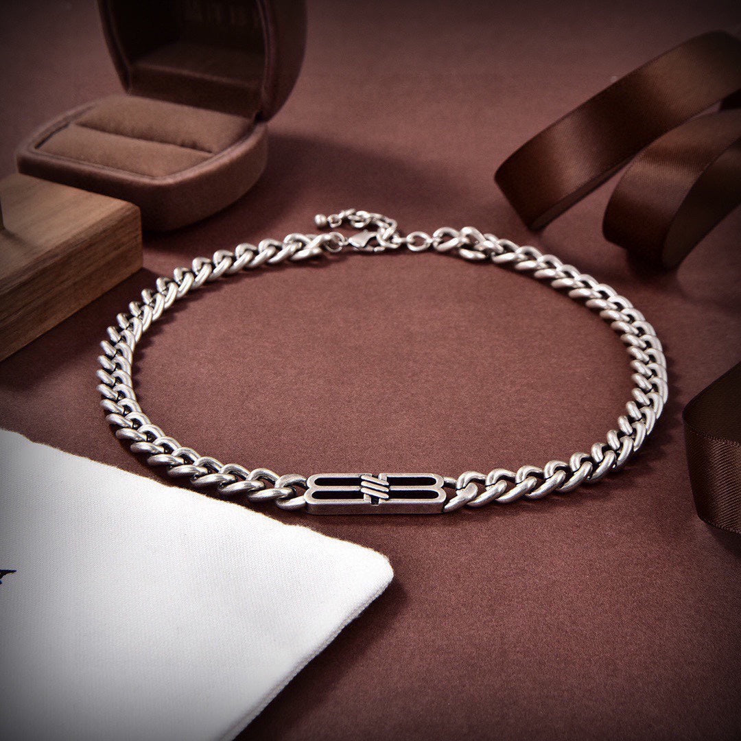 18K Balenciaga Icon Chain Necklace