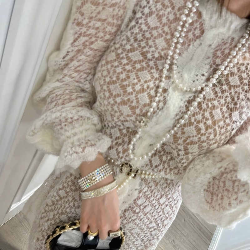 18K  Chanel Diamond Cuff Bracelet