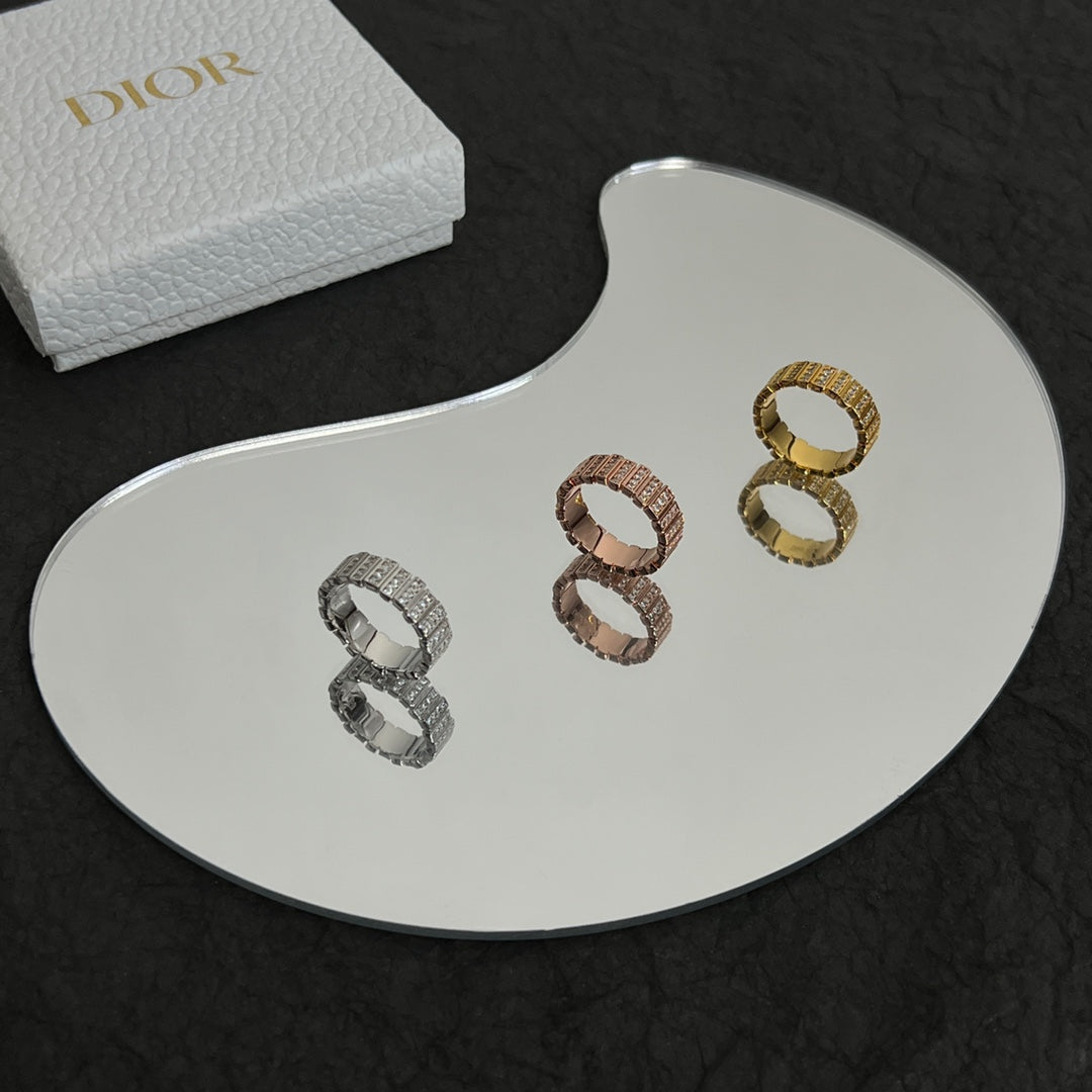 18K Dior Gem Diamonds Ring