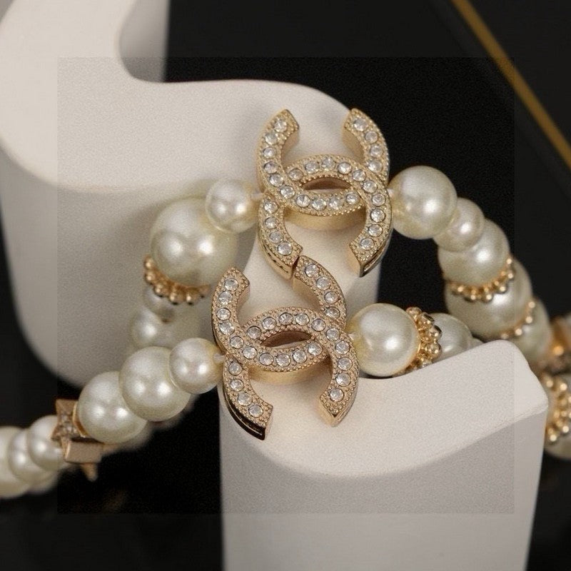 18K  Chanel 26C Long Pearl Necklace