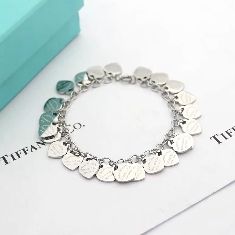 18K Tiffany Heart Tag Bracelet