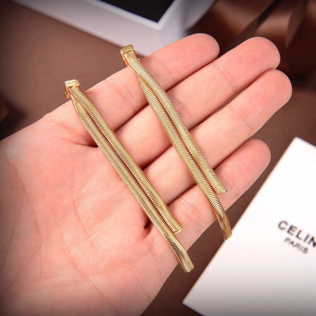 18K Celine Tassel Earrings