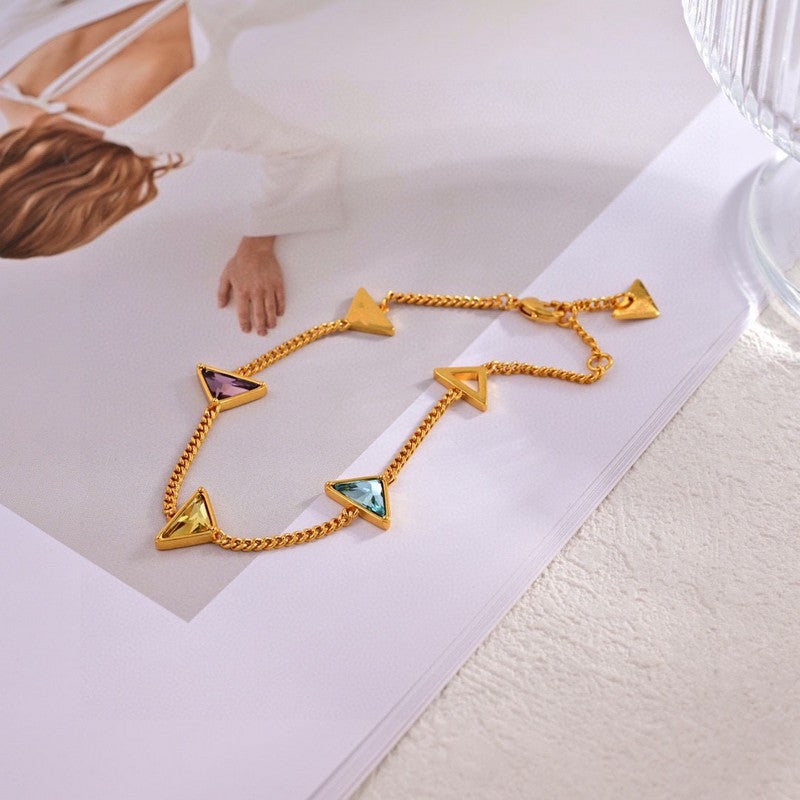 18K Prada Eternal Gold Semi-Precious Stones Bracelet