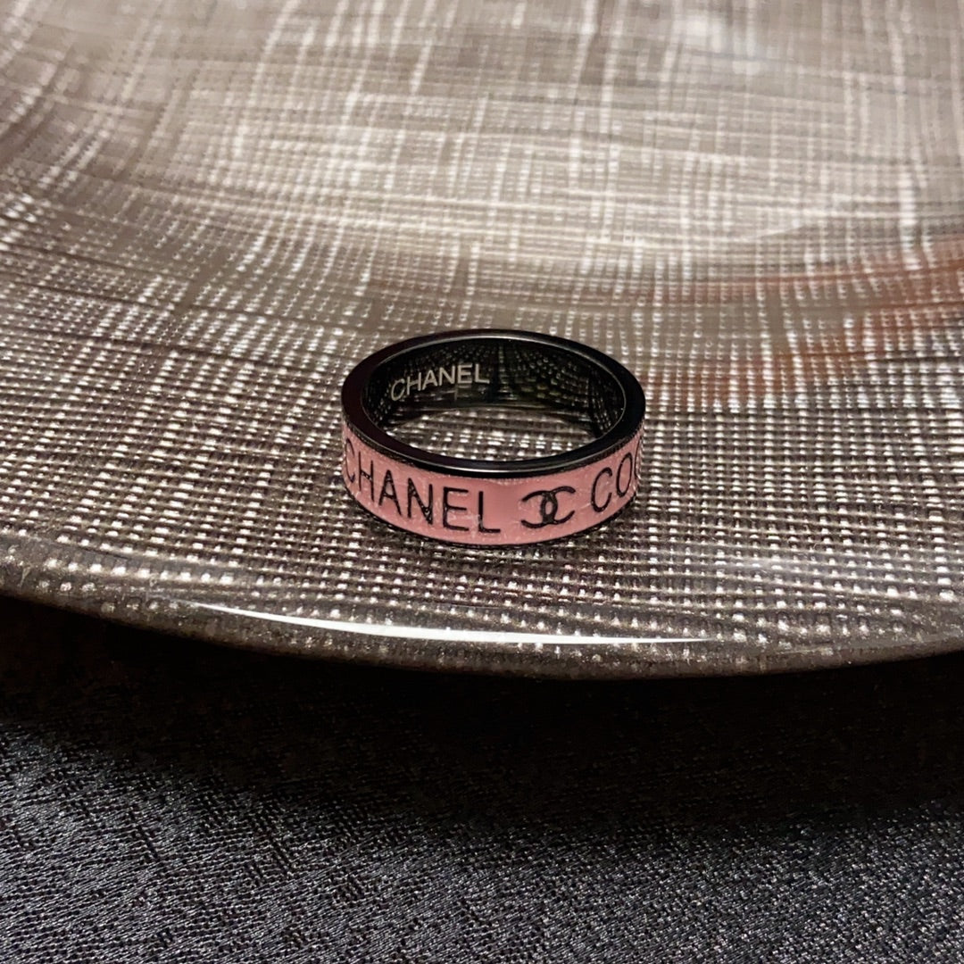 18K  Chanel Coco Pink Ring