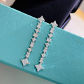 18K Tiffany Diamond Earrings