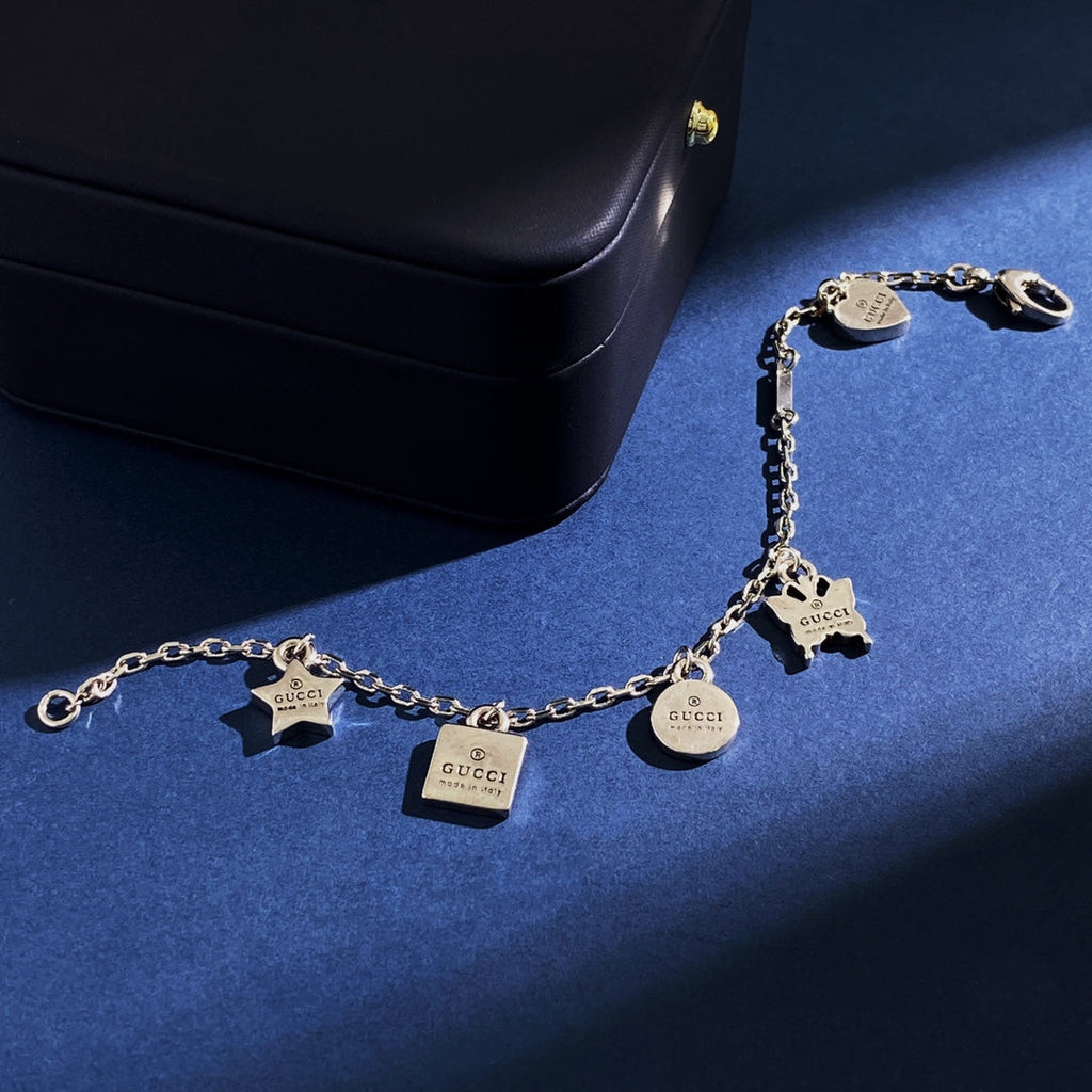 18K Double Gucci Letter Bracelet