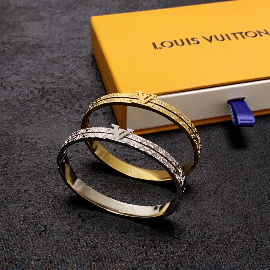 18K Louis Vuitton Double Bracelet
