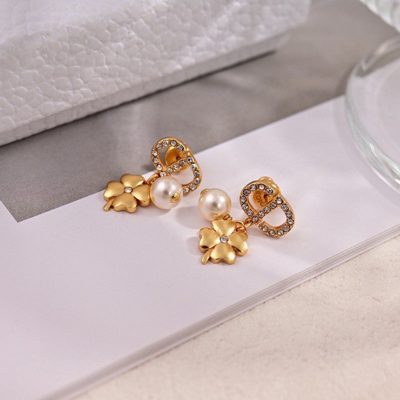 18K Petit Dior Lucky Charms Earrings