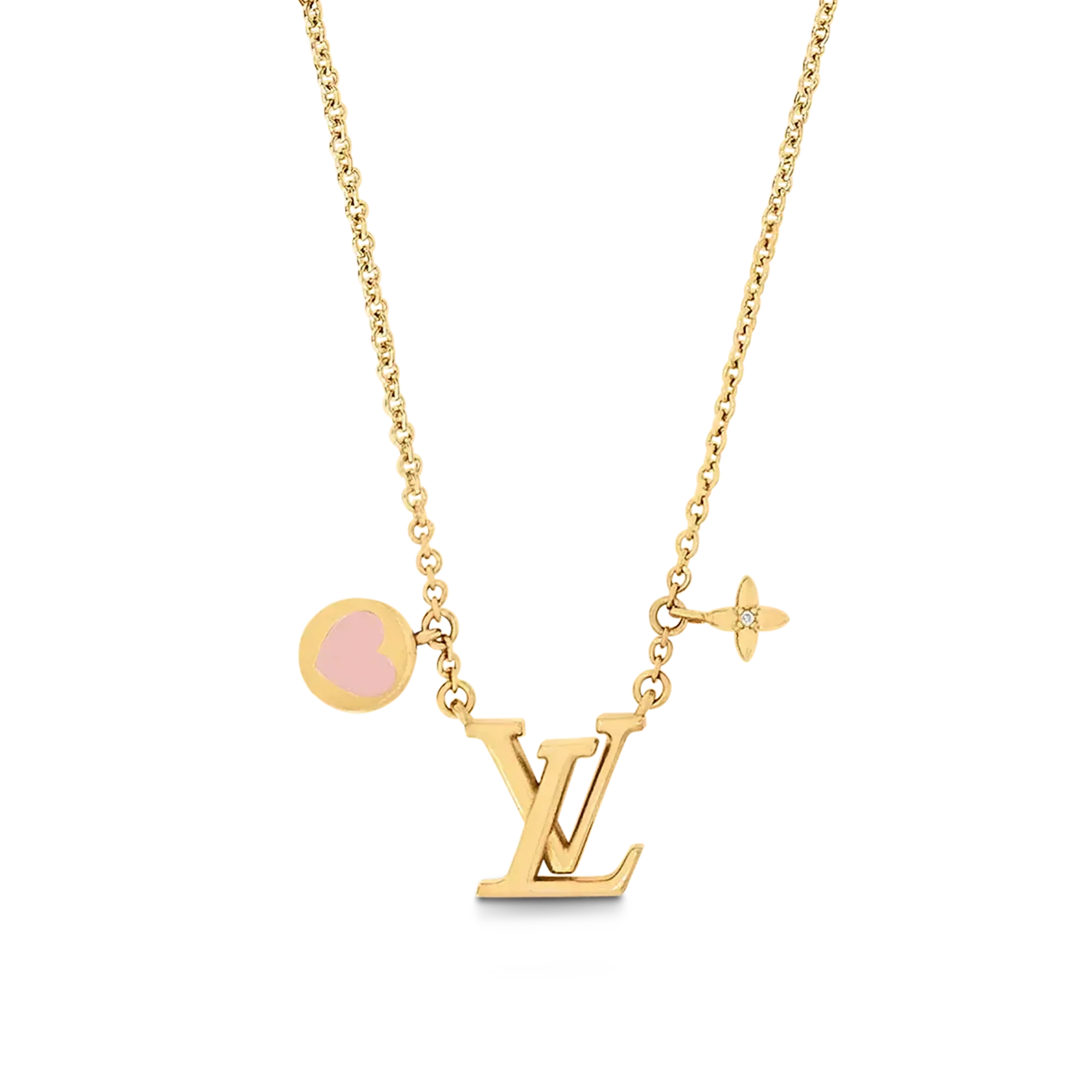 18K Louis Vuitton Iconic Heart Necklace