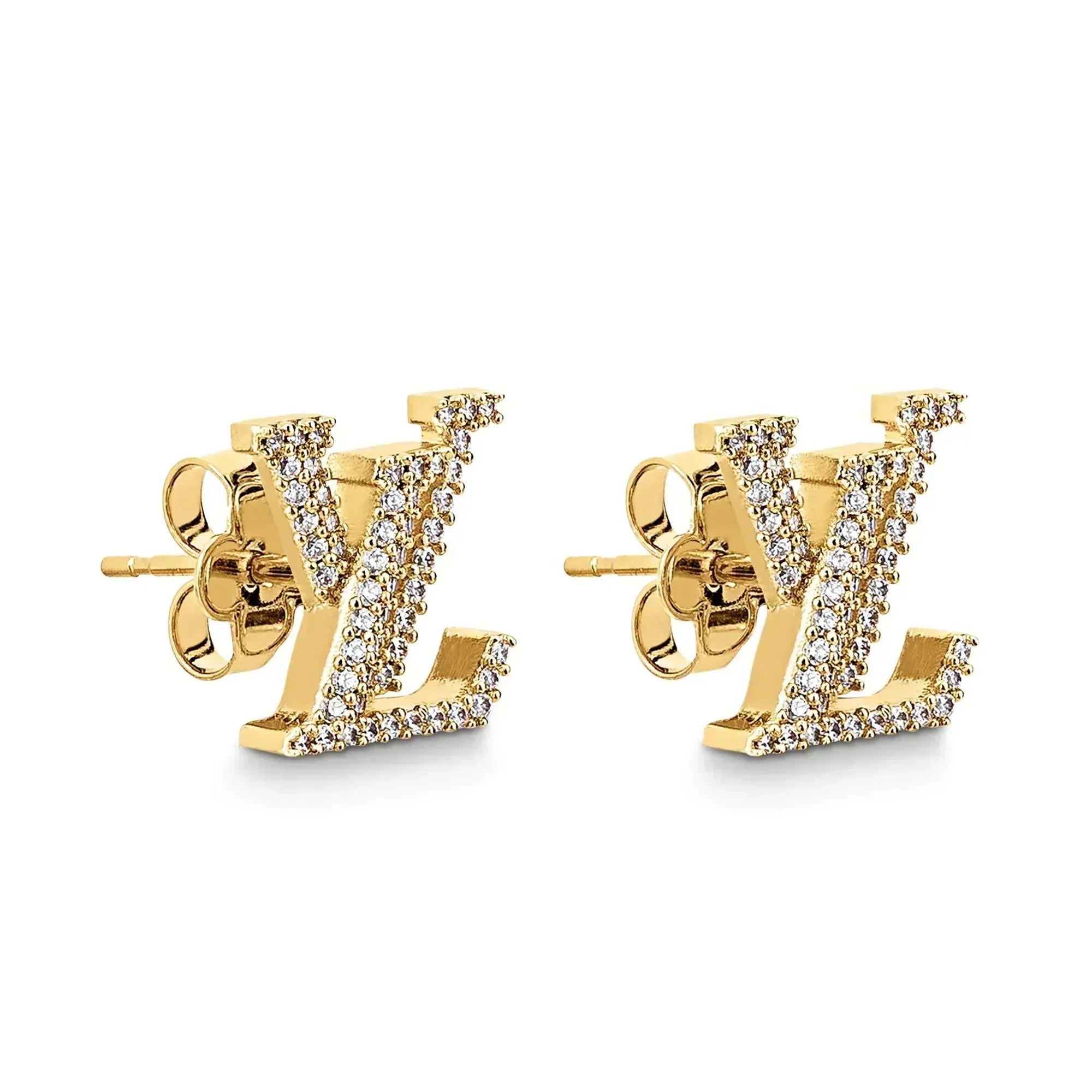 18K Louis Vuitton Iconic Diamonds Earrings